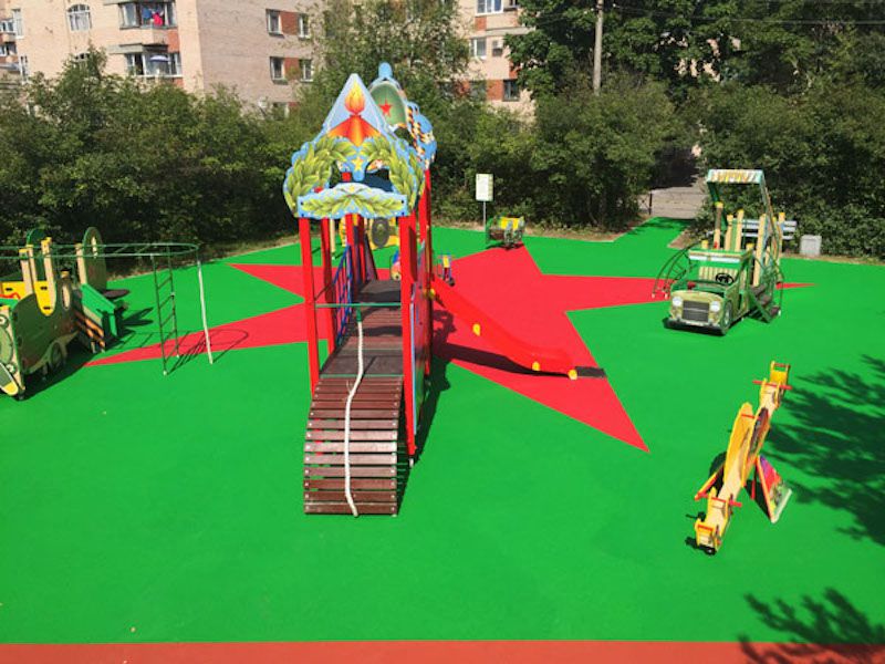 Красивая горка для детей