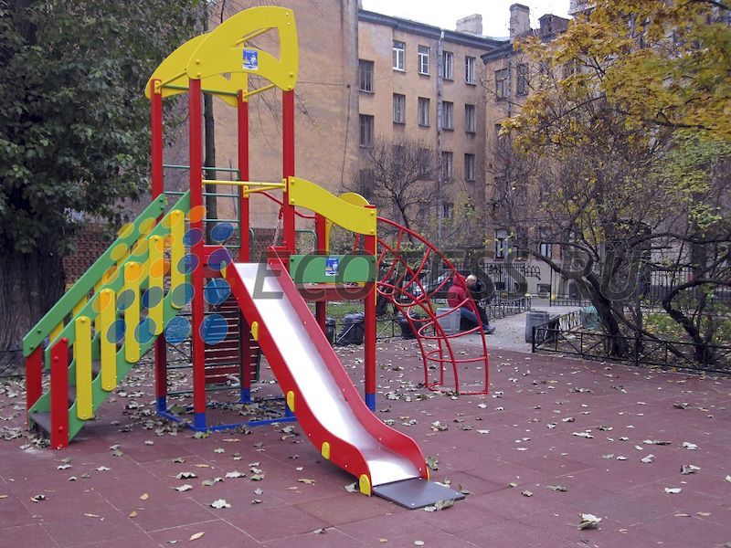 Бордовая резиновая плитка